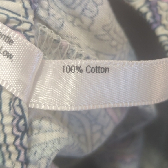 Soma Cotton Poplin Pajama Shorts In Global Paisley - Picture 10 of 12